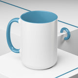 Be Courageous - Color Accent Coffee Mug (15oz)