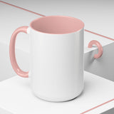 Be Courageous - Color Accent Coffee Mug (15oz)