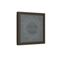 Without Fear of the Future - Matte Canvas, Framed (Multi-color)