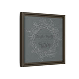 Without Fear of the Future - Matte Canvas, Framed (Multi-color)