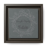 Without Fear of the Future - Matte Canvas, Framed (Multi-color)