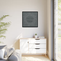 Without Fear of the Future - Matte Canvas, Framed (Multi-color)