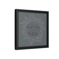 Without Fear of the Future - Matte Canvas, Framed (Multi-color)