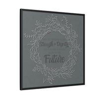 Without Fear of the Future - Matte Canvas, Framed (Multi-color)