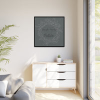 Without Fear of the Future - Matte Canvas, Framed (Multi-color)