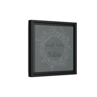 Without Fear of the Future - Matte Canvas, Framed (Multi-color)