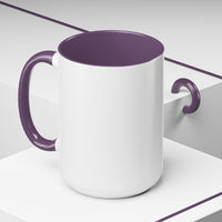 Be Courageous - Color Accent Coffee Mug (15oz)