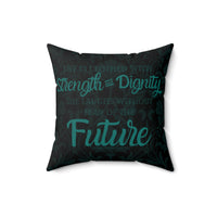 Without Fear of the Future - Spun Polyester Square Pillow