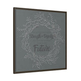 Without Fear of the Future - Matte Canvas, Framed (Multi-color)