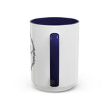 Jesus Crown of Thorns - Color Accent Coffee Mug (15oz)