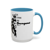 Be Courageous - Color Accent Coffee Mug (15oz)